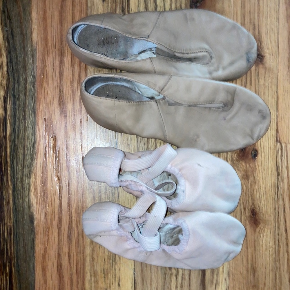 Old Ballet and Jazz shoes